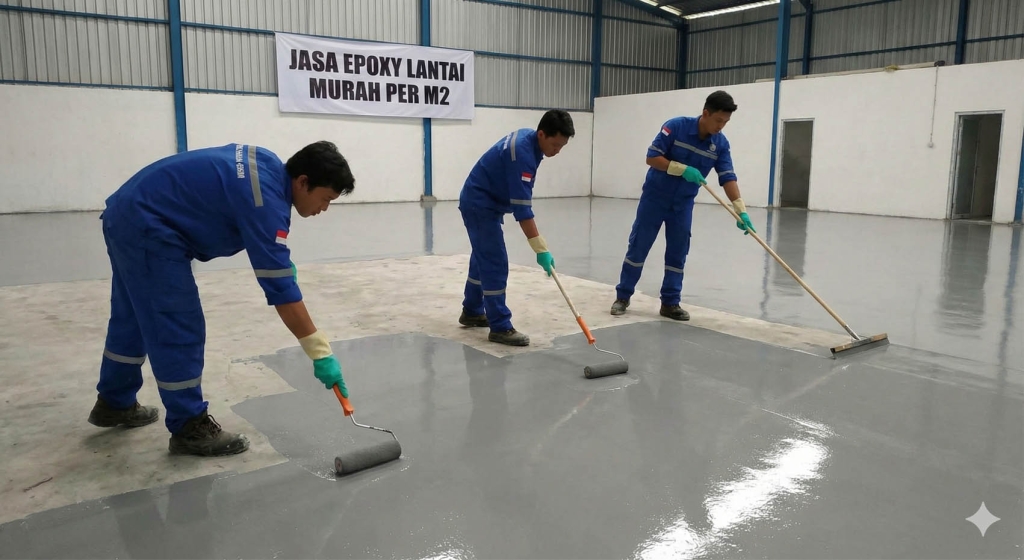 Harga Jasa Epoxy Lantai Murah Per M2